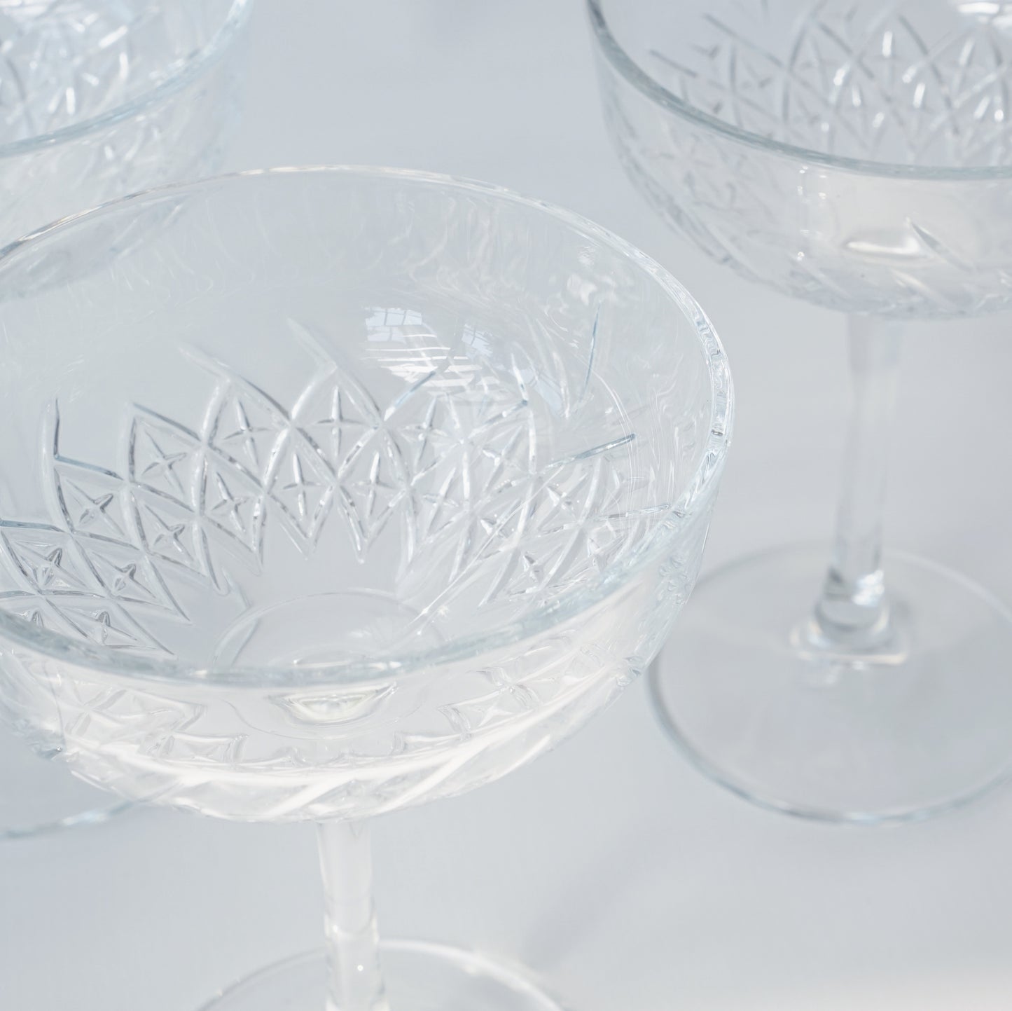 Copas para Champagne "Daisy" (Set de 4)