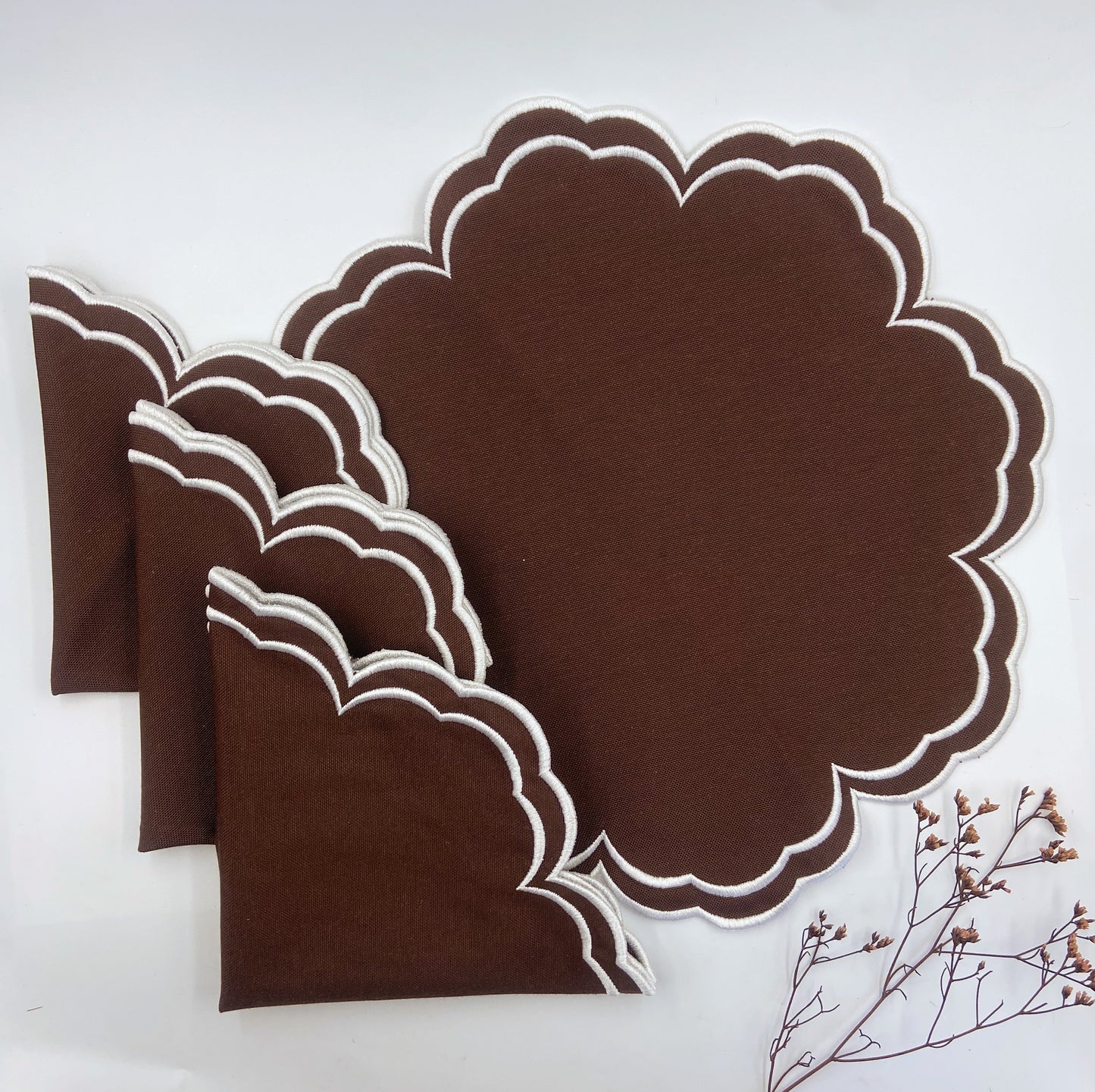 Mantel Individual y Servilleta "Maple" (Set de 4)