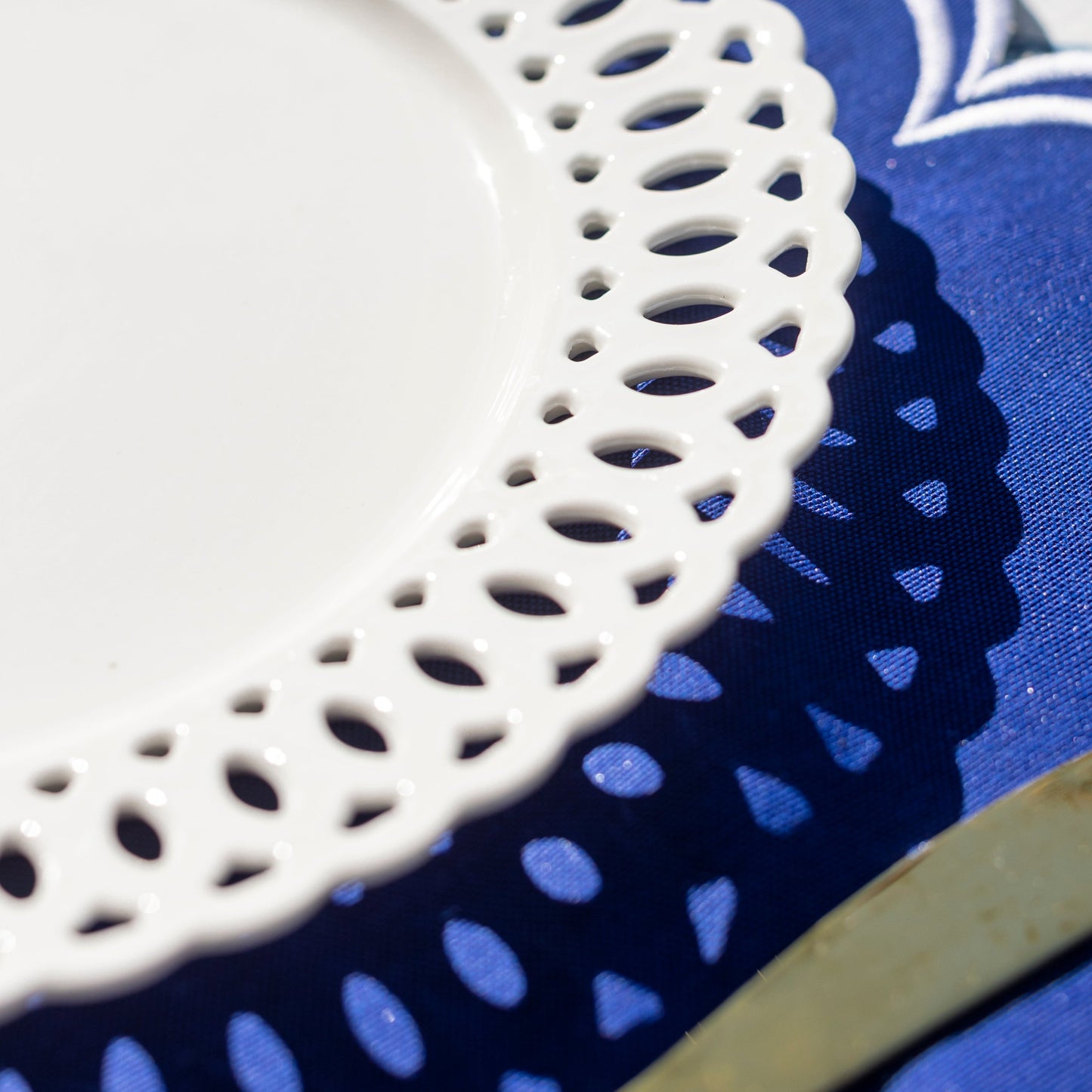 Plato de Porcelana "Lace" (Set de 4)
