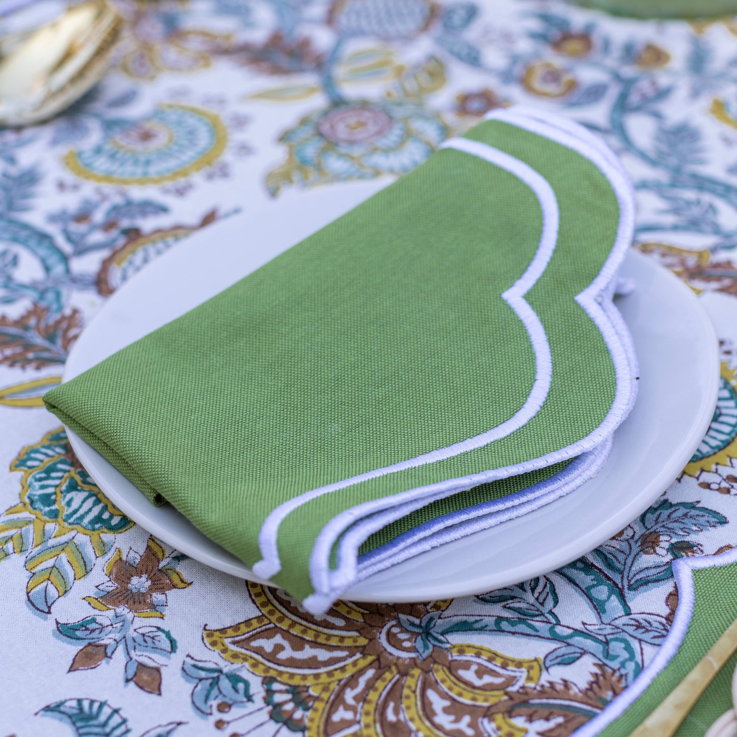 Servilleta bordada "Gooseberry" (Set de 4)