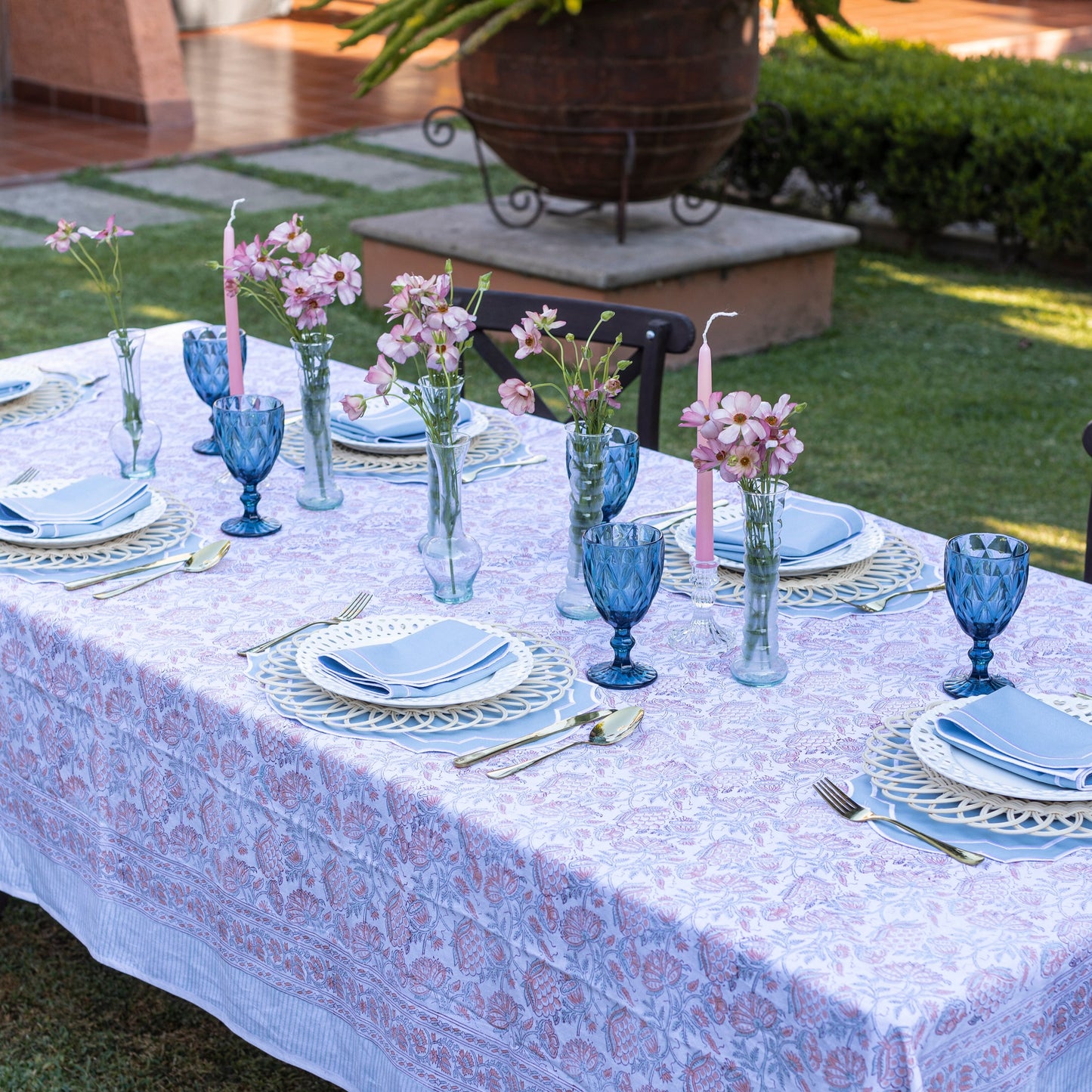 Mantel Individual y Servilleta "Mulberry" (Set de 4)