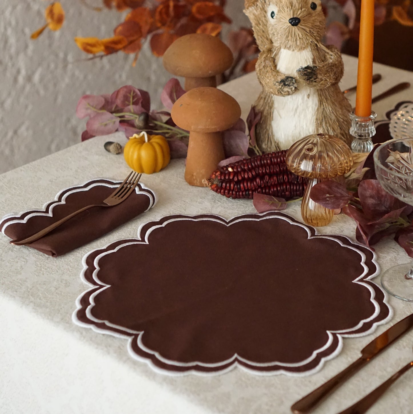 Mantel Individual y Servilleta "Maple" (Set de 4)